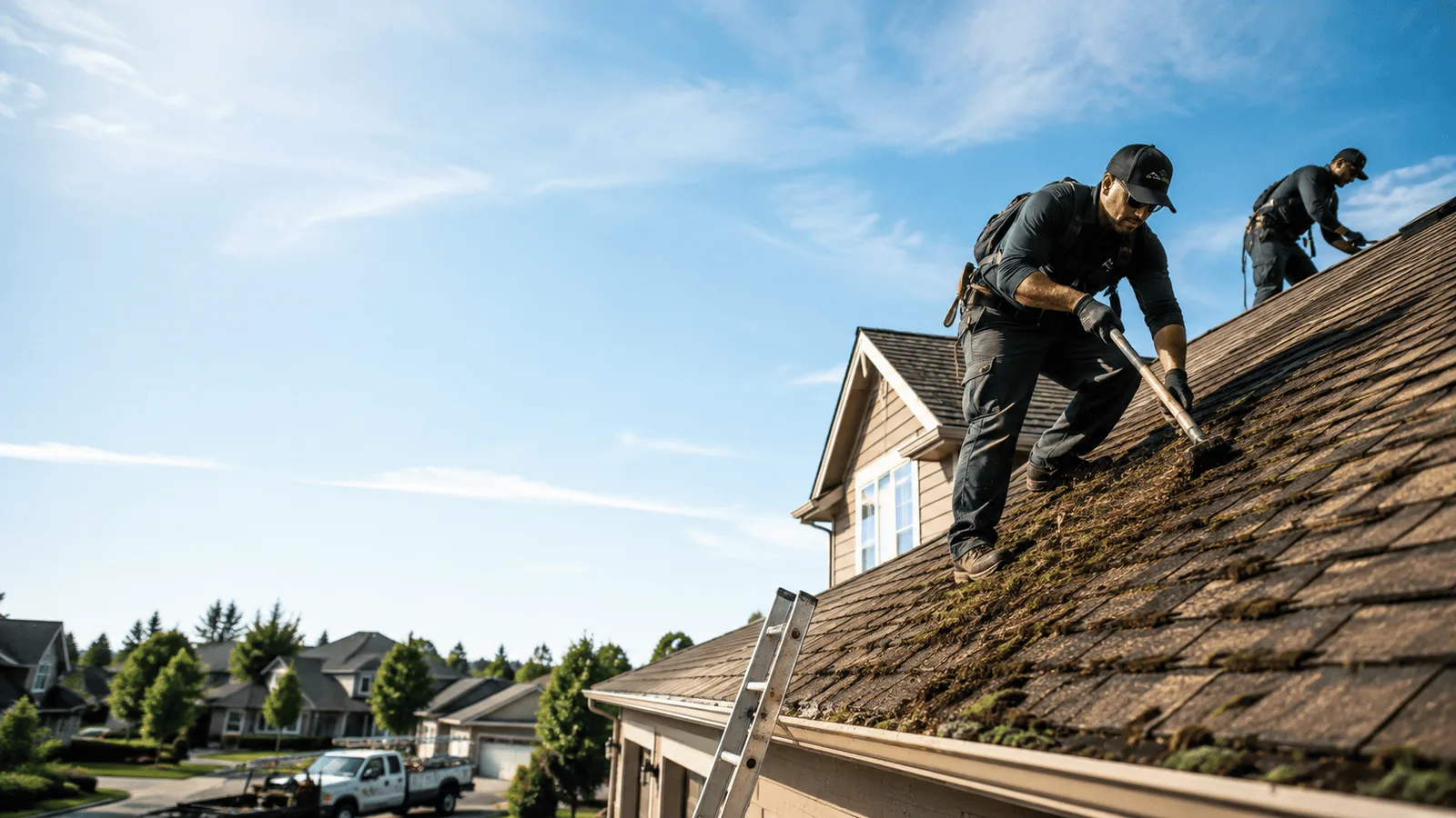 Roof Moss Removal in Vermont near me